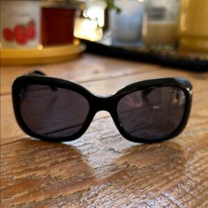 CHANEL Black Oversized Women's Sunglasses